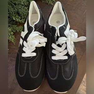 Black and White Sneakers